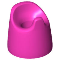 Belville / Scala, Equipment Baby Potty in Dark Pink