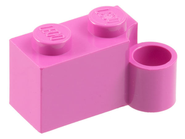 Hinge Brick 1 x 4 [Lower] in Dark Pink