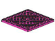 Plate Special 8 x 8 with Grille [No Hole in Center] in Dark Pink