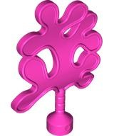Duplo Plant / Tree / Seaweed in Dark Pink