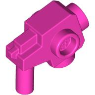 Weapon Gun / Blaster with Studs on Side in Dark Pink