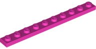 Plate 1 x 10 in Dark Pink