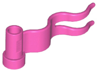 Flag 4 x 1 Wavy [First Wave Right] in Dark Pink