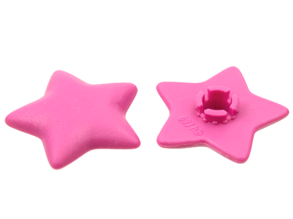 Clikits Icon, Star 2 x 2 Large with Pin in Dark Pink