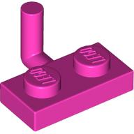 Plate Special 1 x 2 with Bar Up [Horizontal Arm 5mm] in Dark Pink