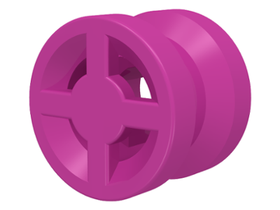 Wheel 8 x 6 in Dark Pink