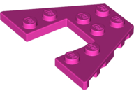 Wedge Plate 4 x 6 in Dark Pink