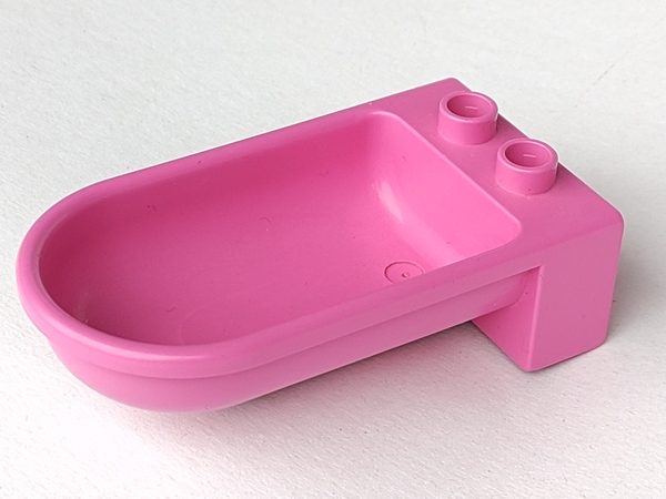 Duplo Bathtub in Dark Pink