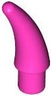 Animal Body Part, Barb / Claw / Tooth / Talon / Horn, Small in Dark Pink