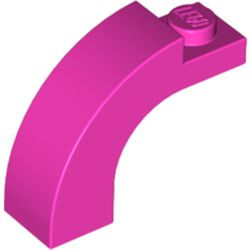 Brick Arch 1 x 3 x 2 Curved Top in Dark Pink