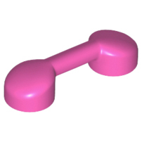 Bar 1 x 3 (Radio Handle, Phone Handset) in Dark Pink
