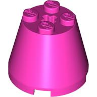 Cone 3 x 3 x 2 in Dark Pink