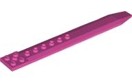 Plate Special 2 x 16 with Angled Side Extensions and Hole (Rotor Blade) in Dark Pink