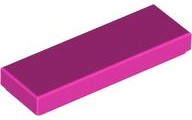 Tile 1 x 3 in Dark Pink