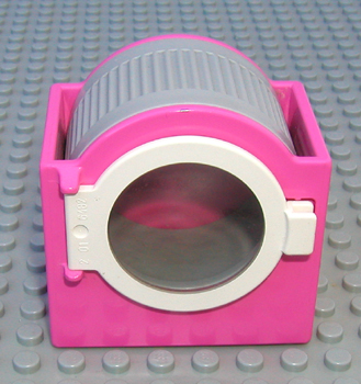 Duplo Clothes Washer / Washing Machine (Complete Assembly) in Dark Pink