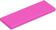 Tile 2 x 6 in Dark Pink
