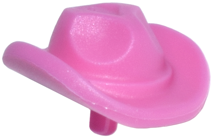 Headwear Accessory Hat with Small Pin, Stetson in Dark Pink
