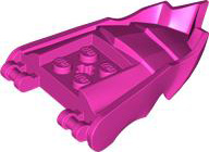 Creature Body Part, Dragon Head Lower Jaw with Pointy Chin in Dark Pink