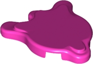 Tile Special, Splat with Rounded Sides in Dark Pink