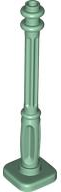 Lamp Post 2 x 2 x 7 with 4 Base Flutes in Sand Green