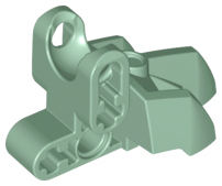 Large Figure Foot, with Ball Socket 3 x 5 x 2 in Sand Green