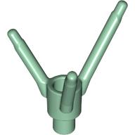 Plant, Flower Stem with Bottom Bar in Sand Green