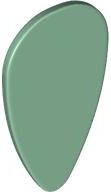 Shield Ovoid [Plain] in Sand Green