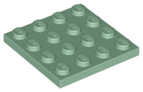 Plate 4 x 4 in Sand Green