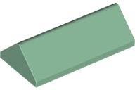 Brick Sloped 45° 2 x 4 Double in Sand Green