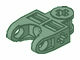 Technic Axle Connector 2 x 3 with Ball Socket, Open Sides in Sand Green