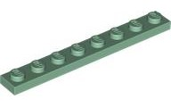 Plate 1 x 8 in Sand Green