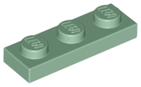 Plate 1 x 3 in Sand Green