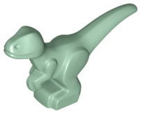 Animal, Dinosaur, Raptor, Baby [PLAIN] in Sand Green
