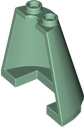 Cone Half 2 x 4 x 3 in Sand Green