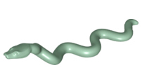 Animal, Snake, Large with Raised Head [Plain] in Sand Green