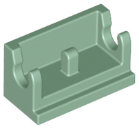 Hinge Brick 1 x 2 Base in Sand Green