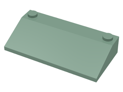 Brick Sloped 33° 3 x 6 in Sand Green