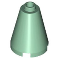 Cone 2 x 2 x 2, Open Stud in Sand Green
