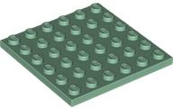 Plate 6 x 6 in Sand Green