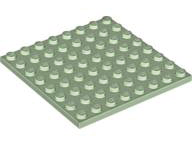 Plate 8 x 8 in Sand Green