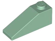 Brick Sloped 33° 3 x 1 in Sand Green