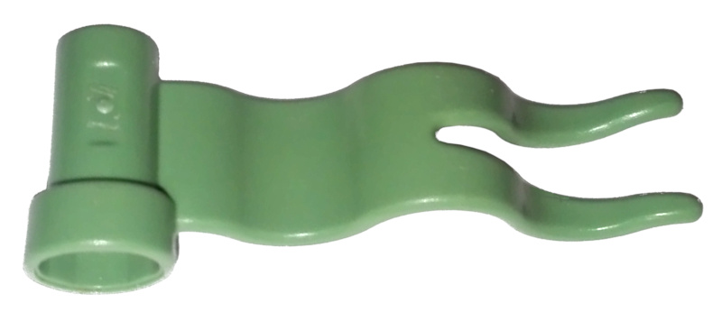 Flag 4 x 1 Wavy [First Wave Left] in Sand Green