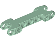 Technic Axle and Pin Connector 2 x 7 with Two Ball Joint Sockets in Sand Green