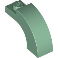 Brick Arch 1 x 3 x 1 2/3 Curved Top in Sand Green