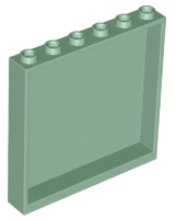 Panel 1 x 6 x 5 in Sand Green
