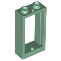 Window 1 x 2 x 3 Flat Front in Sand Green