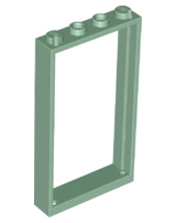 Door Frame 1 x 4 x 6 Type 2 in Sand Green