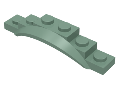Wheel Arch, Mudguard, 1 1/2 x 6 x 1 [Arch Extended] in Sand Green