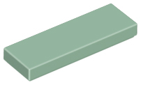 Tile 1 x 3 in Sand Green
