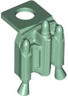 Minifig Neckwear Jet Pack with Nozzles (Mandalorian) in Sand Green